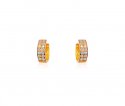 22k CZ Clip On Stone Earrings - Click here to buy online - 427 only..