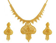 Necklace Earring Sets >  22K Gold Necklace Sets > 