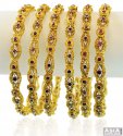 22k Antique Bangles(6 Pcs) - Click here to buy online - 7,691 only..