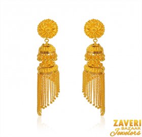 22karat Gold Earrings For Ladies
