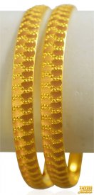 22k Gold  Bangles (2PC) ( 22K Gold Bangles )