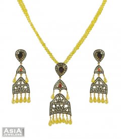 Polki Diamonds Pendant Set ( Nizam Collection (Victorian) )