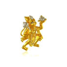 22 Karat Gold Hanuman Pendant ( Ganesh, Laxmi, Krishna and more )