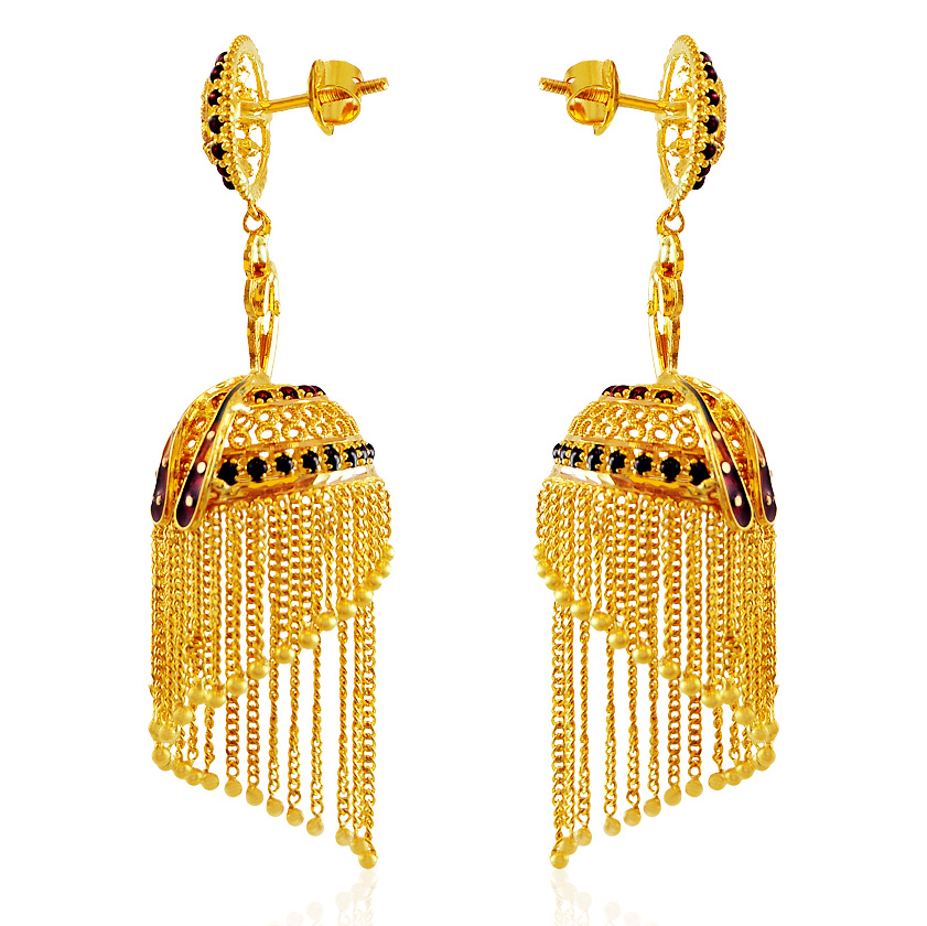 gold stud designs with price