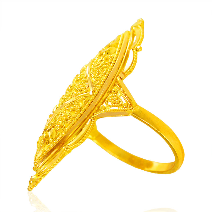 Sublime 22 Karat Yellow Gold Finger Ring