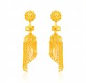 22k Gold Long Traditional Earring - Click here to buy online - 1,231 only..