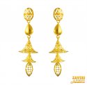 22 kt Gold Long Earrings - Click here to buy online - 776 only..