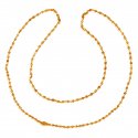 22Kt Gold White Tulsi Chain - Click here to buy online - 829 only..