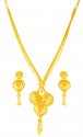 22Kt Gold Layered Chandrahaar - Click here to buy online - 3,300 only..