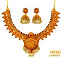 Click here to View - 22 kt Traditional Temple Set 