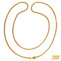 22 Karat Gold Two Tone Chain - Click here to buy online - 1,656 only..