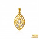 22 Karat Gold Fancy Pendant - Click here to buy online - 386 only..