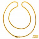 22 Karat Yellow Gold Chain  - Click here to buy online - 1,913 only..
