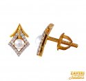 Click here to View - 22Kt Gold and Pearls Earrings 