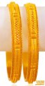 22k Gold Bangles(set of 2) - Click here to buy online - 5,570 only..