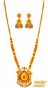 22 kt Gold Traditional Temple Set - Click here to buy online - 11,700 only..