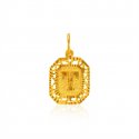 Click here to View - 22K Gold Initial Pendant 