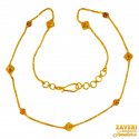 22K Gold Meenakari Chain  - Click here to buy online - 927 only..