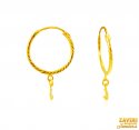 Click here to View - 22Kt Gold Fancy Hoop Earrings 