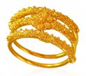 22kt Gold Spiral Ring - Click here to buy online - 789 only..