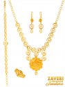 21karat Gold Necklace Set  - Click here to buy online - 3,661 only..