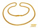 22 Kt Gold Mens Chain 20 In - Click here to buy online - 2,253 only..
