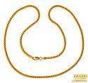 22 Karat Gold Flat Chain - Click here to buy online - 1,796 only..