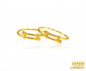 22 kt Gold Kids Bangles (2PC) - Click here to buy online - 1,433 only..