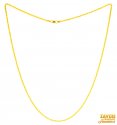 22Kt Gold Rope Chain (18 inch) - Click here to buy online - 918 only..