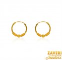 22 Karat Gold Hoop - Click here to buy online - 290 only..