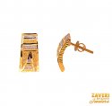 Click here to View - 22Kt Gold Two Tone Fancy Earrings 