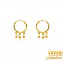 22K Gold Hoop with Hanging - Click here to buy online - 257 only..