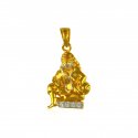 22Kt Sai Baba Gold Pendant - Click here to buy online - 630 only..