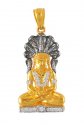 Holy Vishnu Gold Pendant - Click here to buy online - 1,098 only..