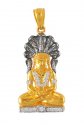 Holy Vishnu Gold Pendant - Click here to buy online - 1,529 only..