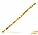 22 Kt Fancy Linked Mens Bracelet  - Click here to buy online - 3,809 only..