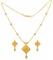 22k Gold Two Tone Necklace - Click here to buy online - 1,727 only..