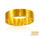 22 KT Gold Plain Band - Click here to buy online - 407 only..