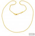 22K Gold Ball Chain  - Click here to buy online - 878 only..