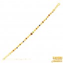 22Kt Gold Fancy Meenakari Bracelet - Click here to buy online - 1,765 only..