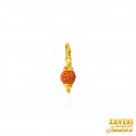 22kt Gold Rudraksh pendant - Click here to buy online - 163 only..