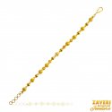 22K Gold Balls Bracelet - Click here to buy online - 905 only..