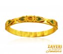 22K Gold Meenakari Band - Click here to buy online - 166 only..