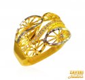 Click here to View - 22Kt Gold Two Tone Ring 