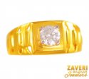 22K Gold CZ Ring - Click here to buy online - 427 only..