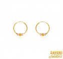 22 Kt Gold Two Tone Bali  - Click here to buy online - 669 only..