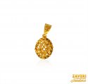 22K Gold Fancy Pendant - Click here to buy online - 338 only..