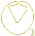 Fox Tail 22K Chain (22In) - Click here to buy online - 637 only..