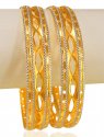 22kt Gold Two Tone Bangles(2pcs) - Click here to buy online - 4,888 only..