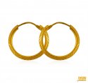 Click here to View - 22K Gold Machine Cut Hoop 